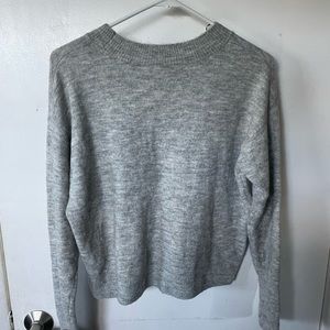 Gray sweater